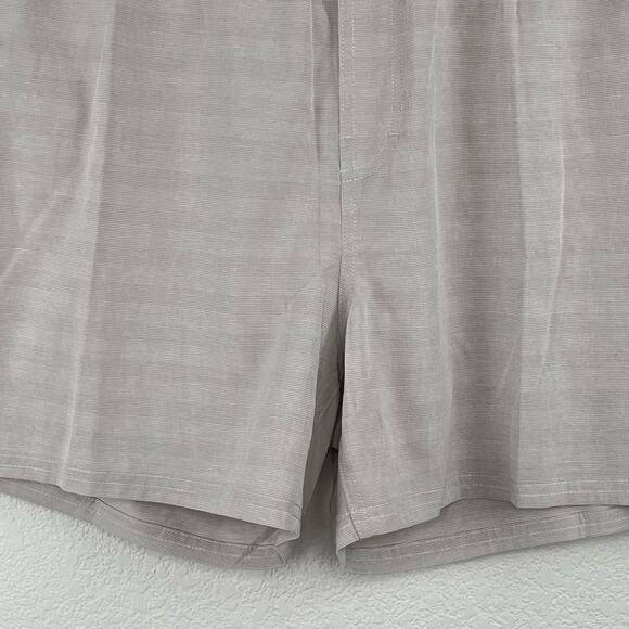 Ezekiel Tan Striped Men’s Casual 4” Elastic Drawstring Waist Board Shorts 38 NWT - Picture 7 of 12